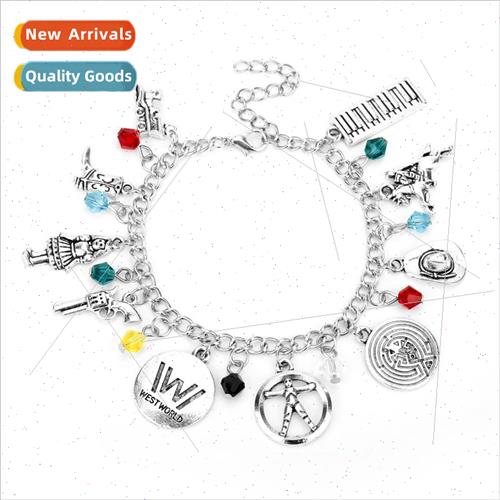 2018 New Westworld Westworld Robot Charm Bracelet Multi-Elem