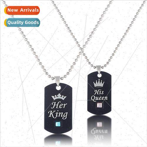 Popular Valentines Day  Her King His Queen Crown Couple Diam