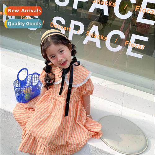 Korea 2022 summer new Korean simple wind fashion girls dress