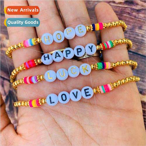 Bohemian minimalist  gold beads versatile colorful soft cera