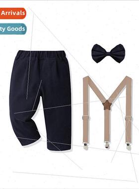 Korean  of the spring and fall childrens mid-waist pants adj