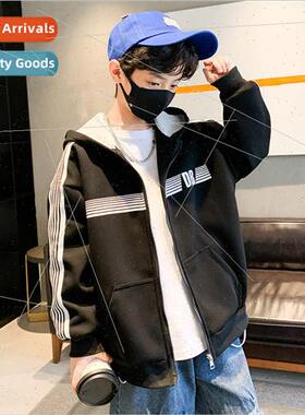 2023 new childrens boys fashion casual jacket spring middle