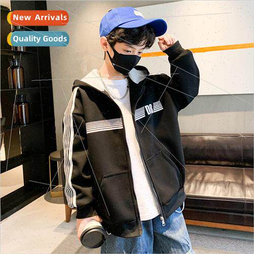 2023 new childrens boys fashion casual jacket spring middle