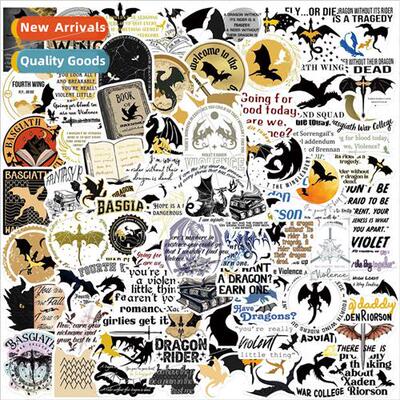 100 pcs Fourth Wing Graffiti Stickers Decorative Guitar Lapt