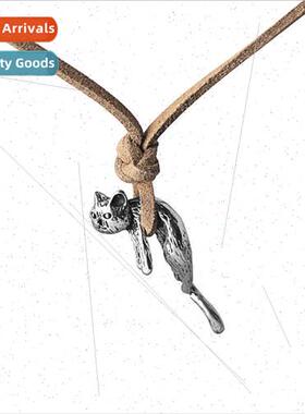 Do your cat vintage necklace men and women couples fashion p