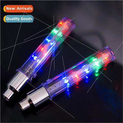Bicycle 5LED wheel light switch wind turbine tail light bicy