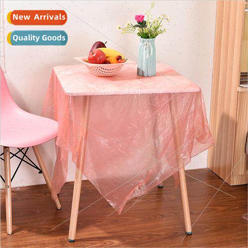 Imitation silk disposable tablecloth 10 plastic waterproof r