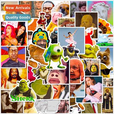 50 pcs spoof series stickers character spoof emoticon packag