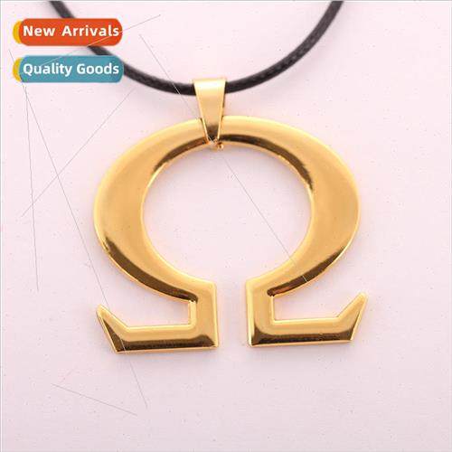 Game Peripheral Necklace God of War Ω Gold Necklace