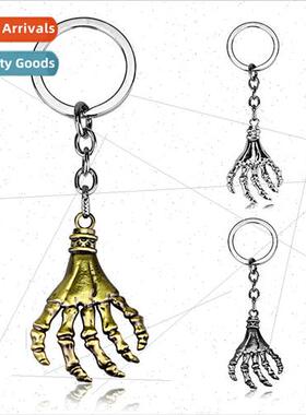 Movie and  around the walking dead skeleton hand metal keych