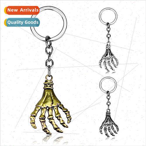 Movie and  around the walking dead skeleton hand metal keych