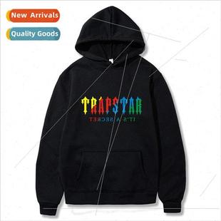 and womens Korean set mens sweatshirt TRAPSTAR printed