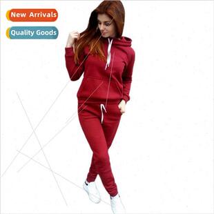 Sports Fitness Running Womens Suit Sweatshirt Casual