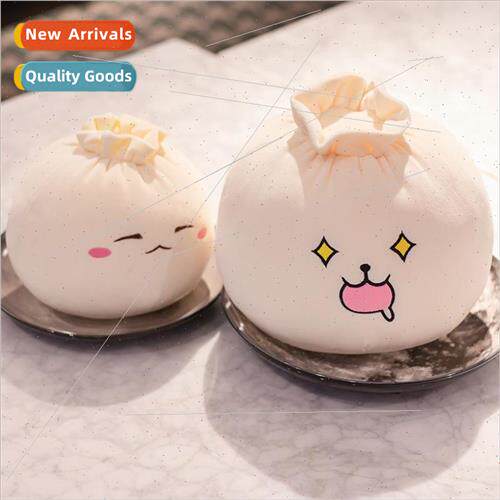 New cute fun expression buns plush toys cartoon cushion doll
