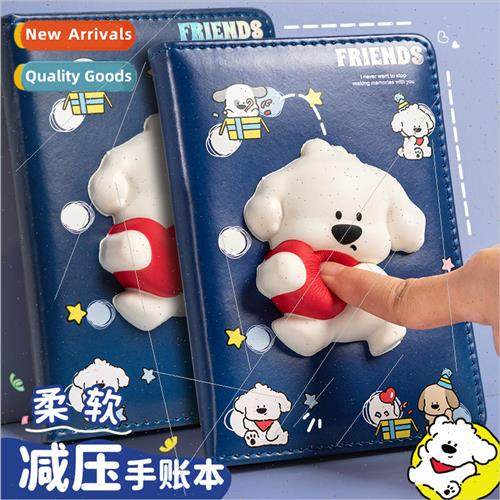 Decompression cartoon notebook students cute handbook diary
