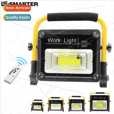 Strong LED flood light solar power outdoor site light USB re