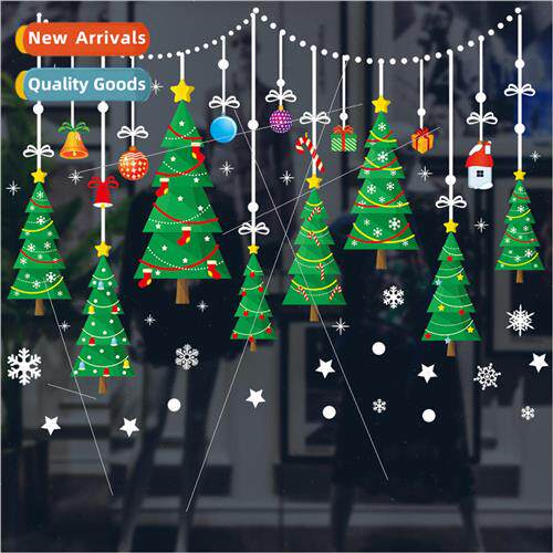 XH6255 Christmas wall stickers cartoon Christmas e window de