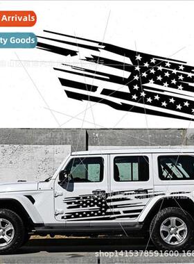D-1277 适用 wrangler body stickers stripes car stickers flag