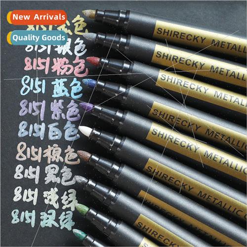 8151 Colorful Metal Markers Paint Pens Markers DIY Album Bla