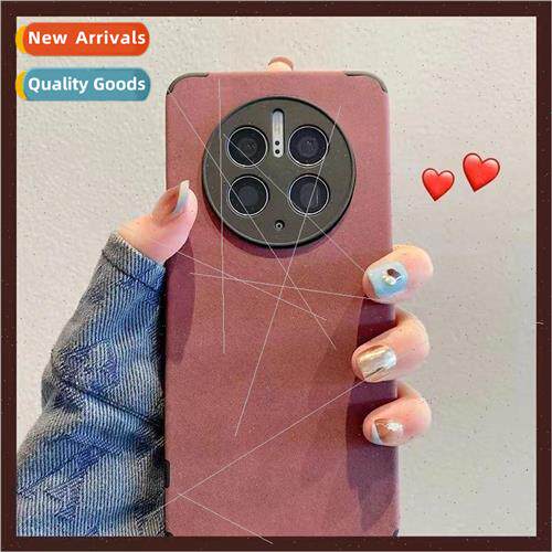 Simple solid color suede 适用 Huawei mate30/40Pro phone case