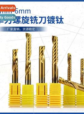 New Titanium Plated End Mills 4-6mm ngle Flute Spiral Millin