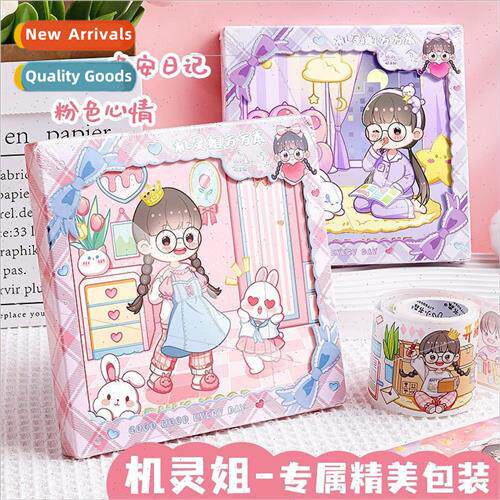 Small book Sen wit sister cute handbook square square book g