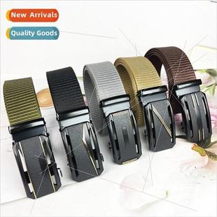 toothless background automatic buckle Skeleton mens black