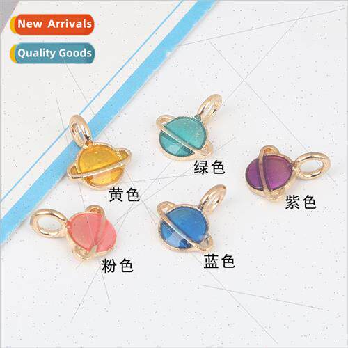 Star planet oil drop pendant alloy pendant handmade DIY jewe