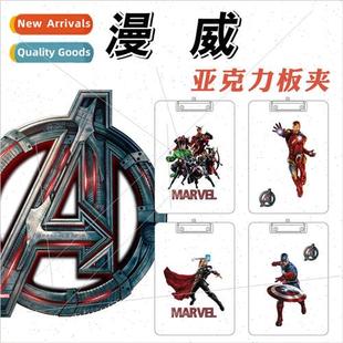 Anime Heroes Captain Amer Marvel Man Clip Board Acrylic Iron