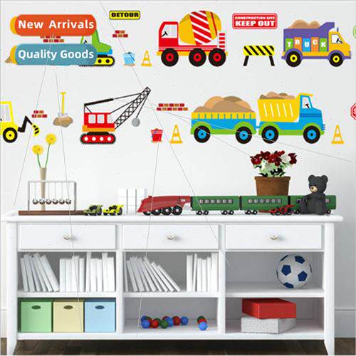 Wall Sticker Cartoon Toy Car Childrens Room Removable Wall S