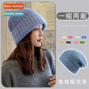 Versatile Womens Krynnland Pile Cold Woolen Student Hat