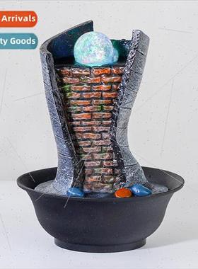 resin entryway creative desktop small ornaments flowing wate