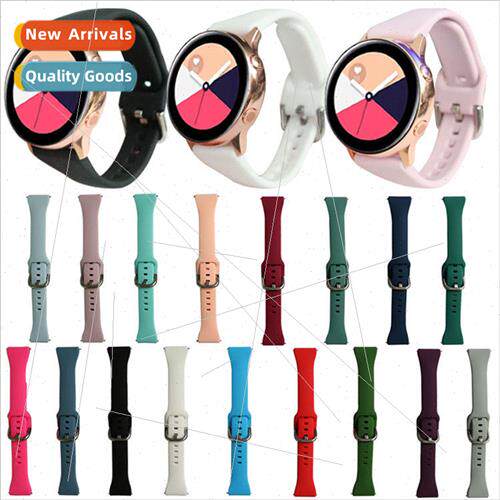 适用 Samsung Galaxy Watch Active2 small waist solid color si