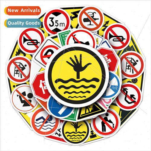 50 Highway  Cartoon Stickers ggage Laptop Suitcase Car Water