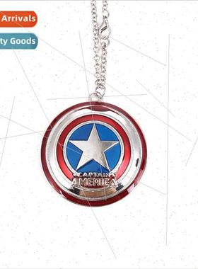 Captain America Shield Necklace Pendant Movie Avengers Perip