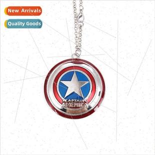Necklace Shield Pendant Movie Perip Captain Avengers America
