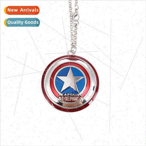 Captain America Shield Necklace Pendant Movie Avengers Perip