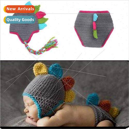 Dinosaur suit handmade wool gray dinosaur pure handmade knit
