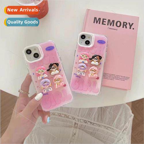 Pink Ice Cream Stereo Girl IPhone14/13ProMax Eye Protection