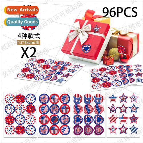 Independence Day Stickers Flag DIY Stickers Kids Party Favor
