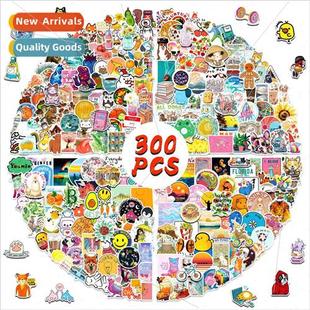 300 small fresh ins wind cute stickers cell phone luggage no