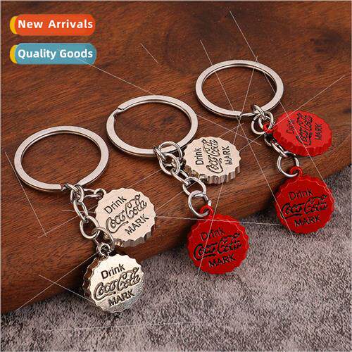 Creative Hundred Coke bottle key pendant couple  Korea perso