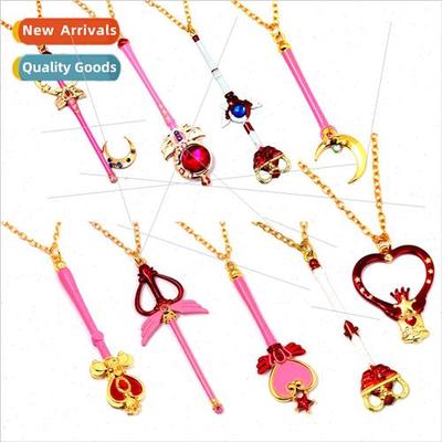 Anime Jewelry Diamonds Scepter Necklace with American Girl S