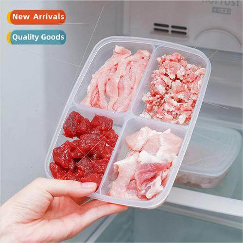 Frozen Meat Compartment Box Refrigerator Storage Box Food Po
