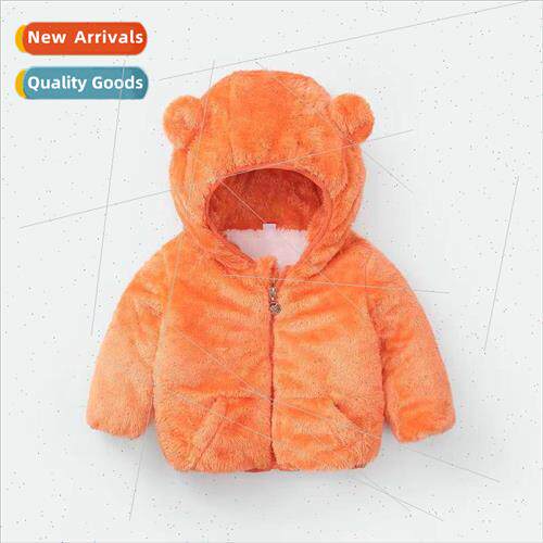 2023 fall and winter baby childrens jacket thickened cotton