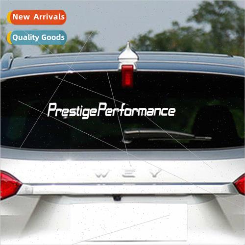 Outside  car reflective personalized text car stickers Prest