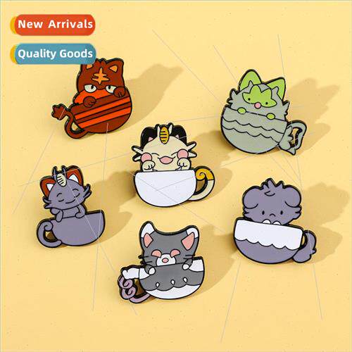 Cartoon creative cup shape Pokémon pin Pokémon Pokemon all
