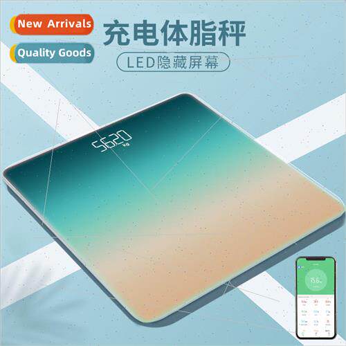 Weight scale home smart new gradient color bluetooth body fa