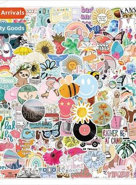 200 ins summer fresh graffiti stickers luggage car laptop re