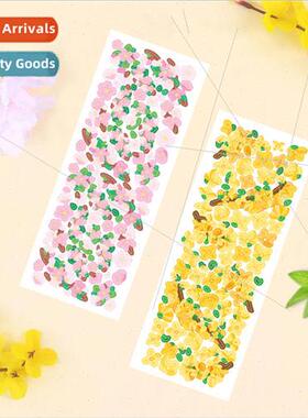 Korea flower stickers cherry blossom spring flowers coo card